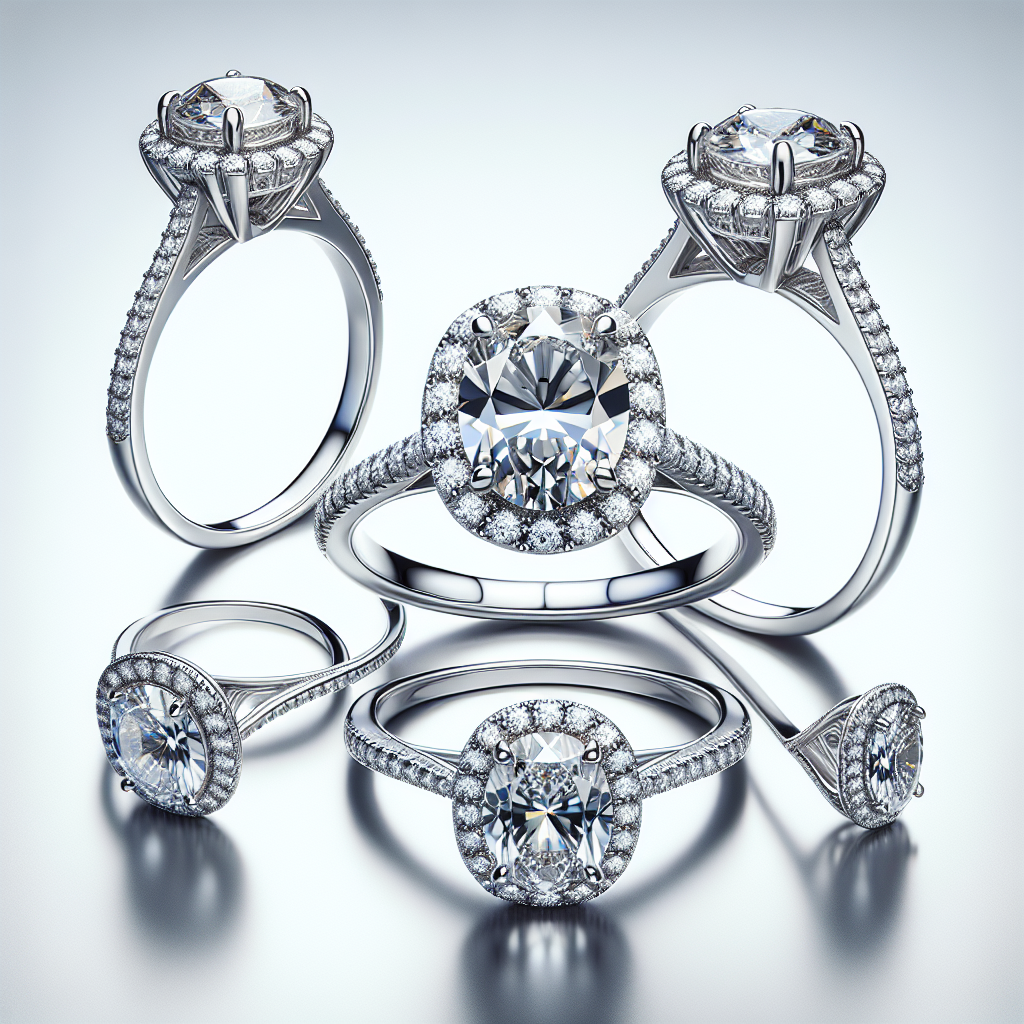 2-carat Oval Halo Ring in Platinum - Custom Design