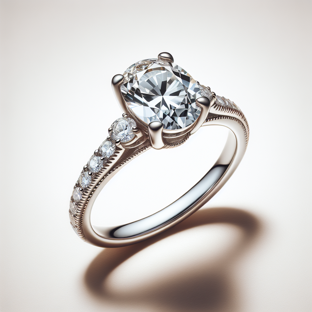 2-carat Oval Solitaire Ring in Platinum - Custom Design