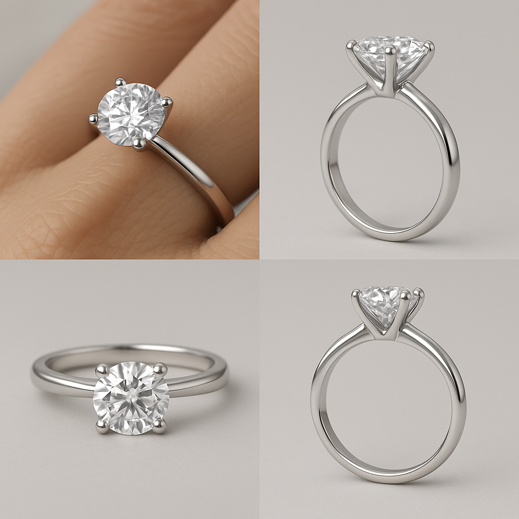 Round Solitaire Engagement Ring